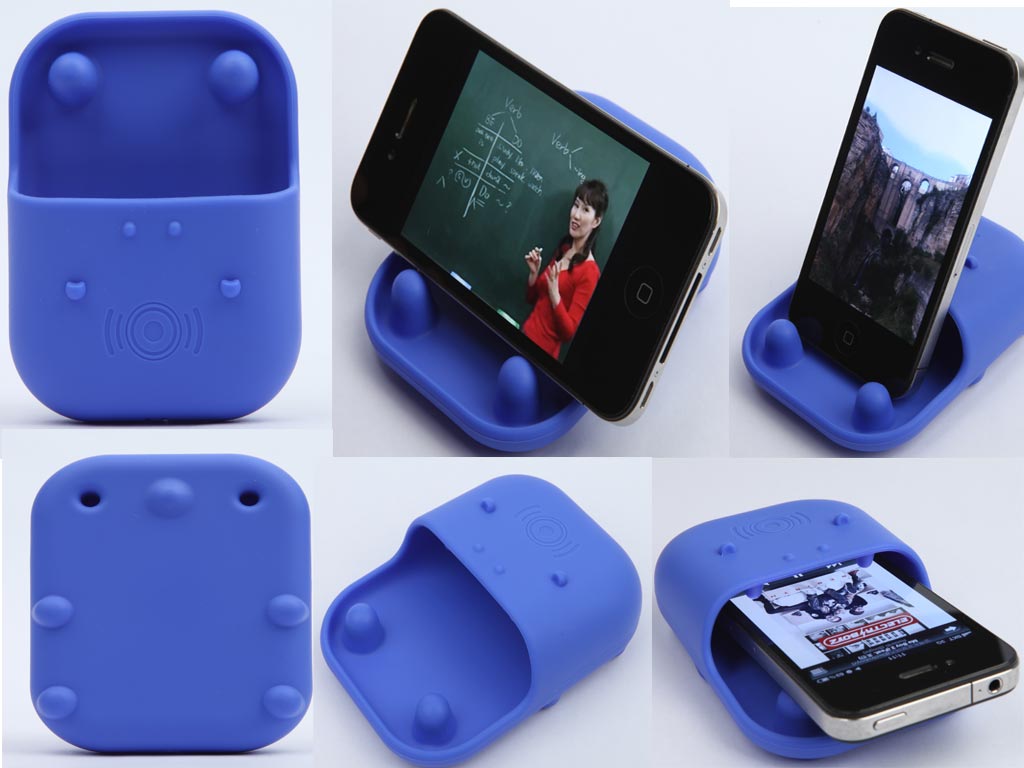 Silicone mobile holder_Smartphone woofer_c... Made in Korea